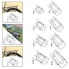 Bike Rear Rack, Riding Equipment Universal for Back of Bike Solid Frame, Rear Carrier, Bike Luggage Rack