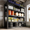 Garage Shelving Heavy Duty Storage Shelves Load 2050LBS Adjustable Heavy Duty Shelving Unit Industrial Metal Shelves Rack