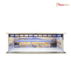 1/64 Garage Scene Model with Light Assembled Parking Lot Diorama Parking Place for Miniatures Cars Display