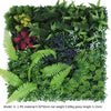 50x50cm 3d Artificial Plant Panel Plastic Outdoor Green Lawn Diy Home Decor Wedding Backdrop Garden Grass Wall Flower Wall