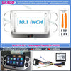 2 Din Car Radio Dashboard Frame, 9 Inch Dashboard Kit for Volkswagen Tiguan 2010-2015 Android Player Adapter, Beze Stereo Panel
