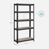 5 Tiers Storage Racks Shelves Garage Storage Shelving Unit Warehouse Rack Shelves Metal Shelves for The Garage