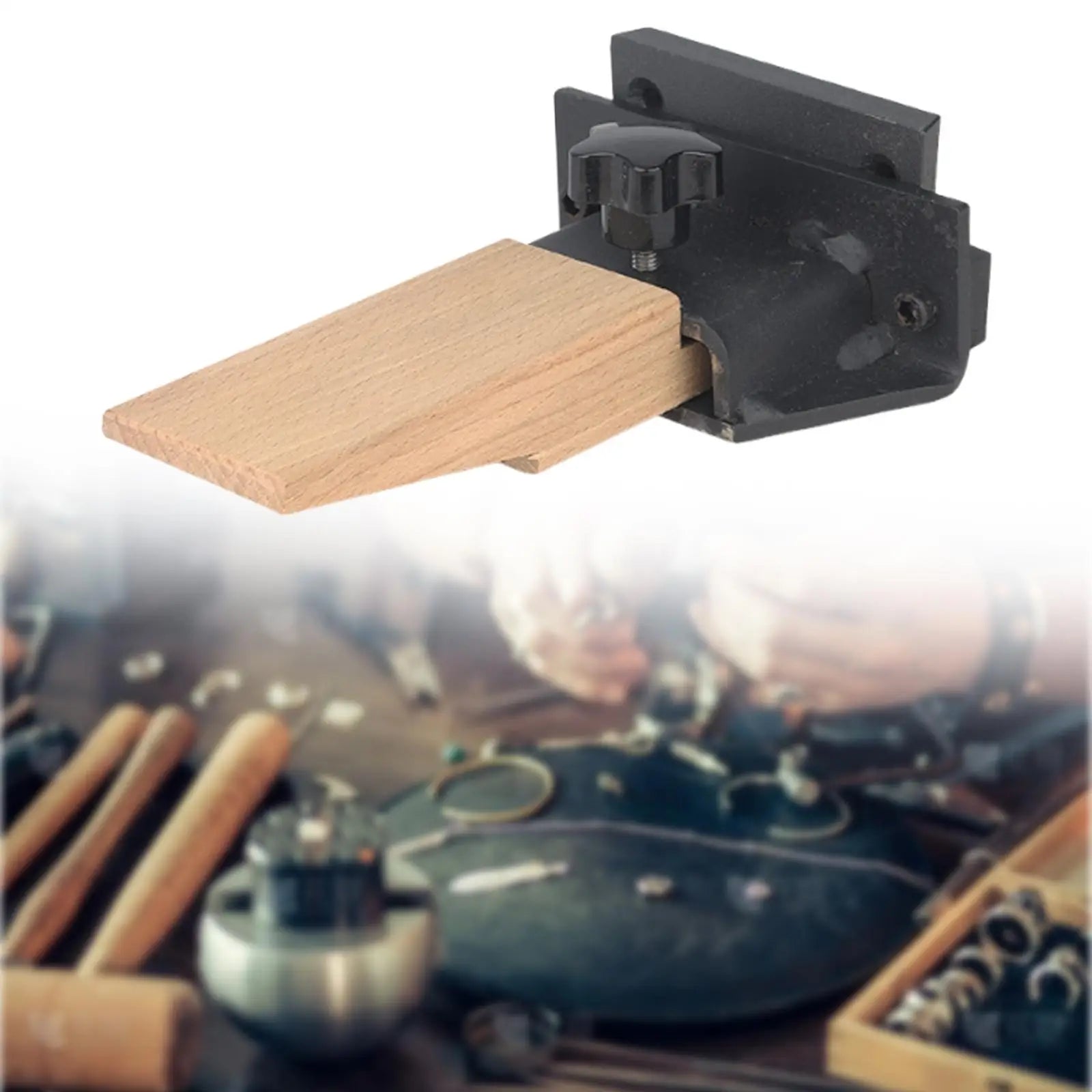 Wooden Bench Pin Jewelry Making Tool for Metal Forming Finishing Repair