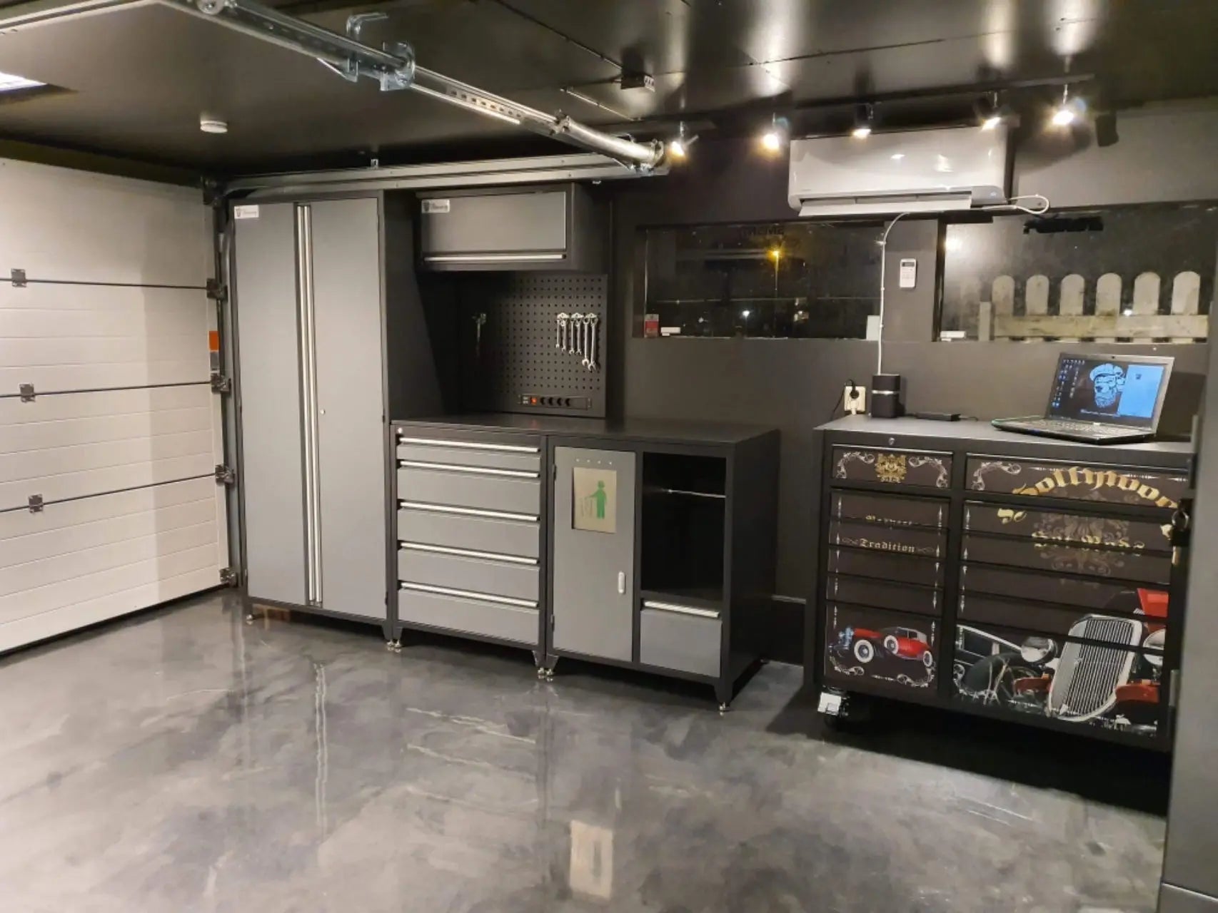 Garage Storage Rolling Tool Cabinet System Roller Workshop Workbench Box