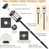 Outdoor Solar Path Lights Waterproof Garden Lighting for Patio Lawn Walkways Driveways Warm Landscape Lights