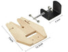 V Slot Bench Pin Clamp Wooden Workbench Jewelers Wooden Workholding Devices for Jewelry Making Processing Tools