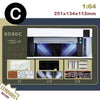 1/64 Garage Scene Model Simulation Parking Place with Light Voice Control Electronic Door Connected in Series Cars Display Boxes