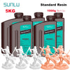 SUNLU 5KG Standard Resin 405nm LCD Printer Photon Curing Good Precision Smooth Surface Low Odor Model Garage Kit Printing