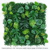 50x50cm 3d Artificial Plant Panel Plastic Outdoor Green Lawn Diy Home Decor Wedding Backdrop Garden Grass Wall Flower Wall