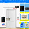 Tuya NFC Bluetooth Backlit Touch Keypad Access Control IP65 Waterproof RFID 13.56MHz Biometric Fingerprint Door Opener Keyboard