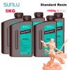 SUNLU 5KG Standard Resin 405nm LCD Printer Photon Curing Good Precision Smooth Surface Low Odor Model Garage Kit Printing
