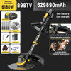 4580W 6180W Brushless Electric Lawn Mower Cordless Grass Trimmer Handheld Lithium Battery Garden Lawn Trimming Machine