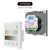 DT6 DT8 DALI Master Glass Wall Mounted Touch Panel 4 Control Modes DALI-2 Certified DALI Master Touch keys With LED Indicator