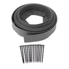 Landscape Edging Kit Flexible Easy Installation Lawn Edging Include 15 Spikes PE Garden Edging Border for Landscaping Flower