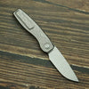 LEMIFSHE New Brown Mini FSD Real Titanium Alloy Handle 154CM Steel Outdoor Camping Survival Pocket EDC Tool Folding Knife