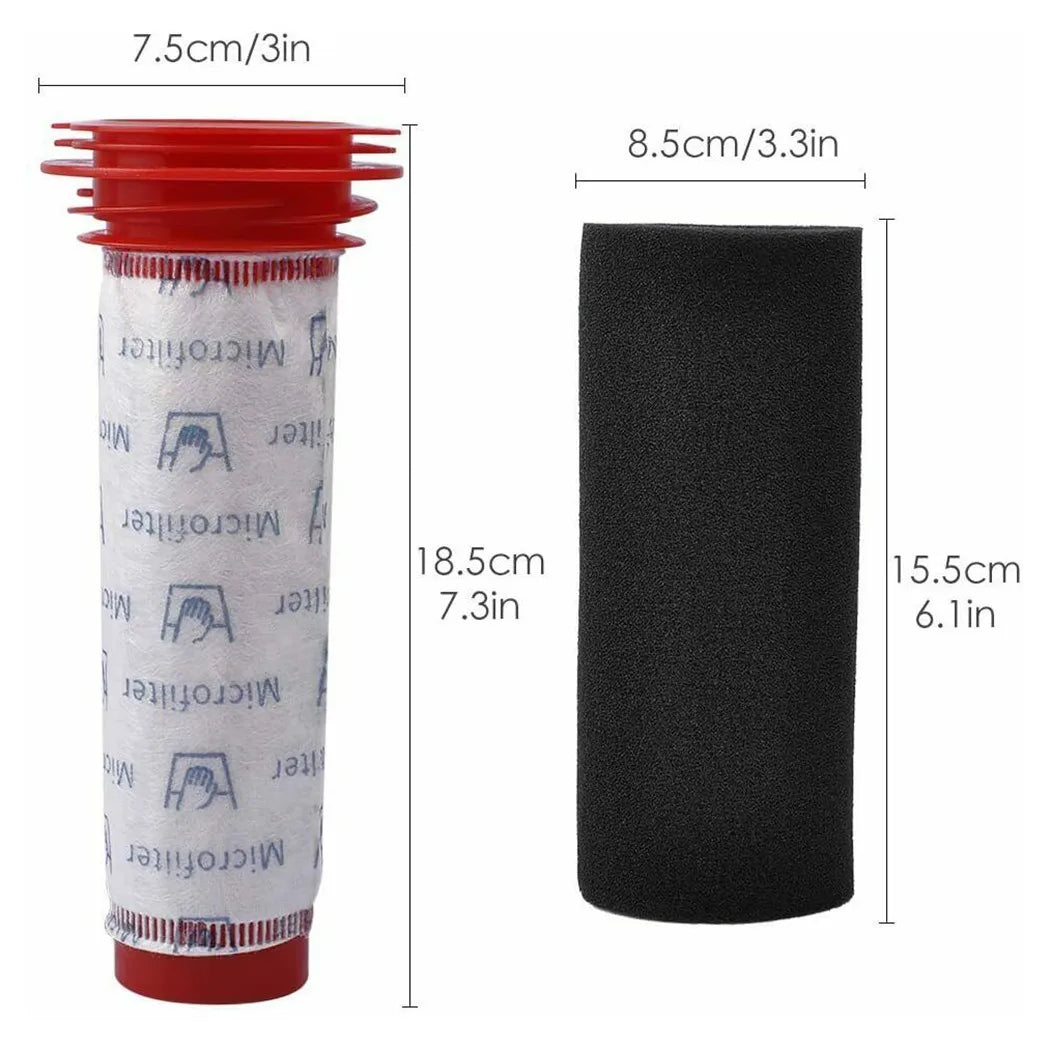 2 X Foam Stick Filter Kit For BOSCH Athlet BCH6L2560 BCH6ZOOO BCH6L2560,BCH6L2561,BCH6255N1,BBH625W60,BBH73275,Vacuum Cleaner