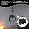 Wall Mounted Cable Organizer Rack Universal Bracket Garage Hook For Workshop Garages Home Cable Accessories Bracket