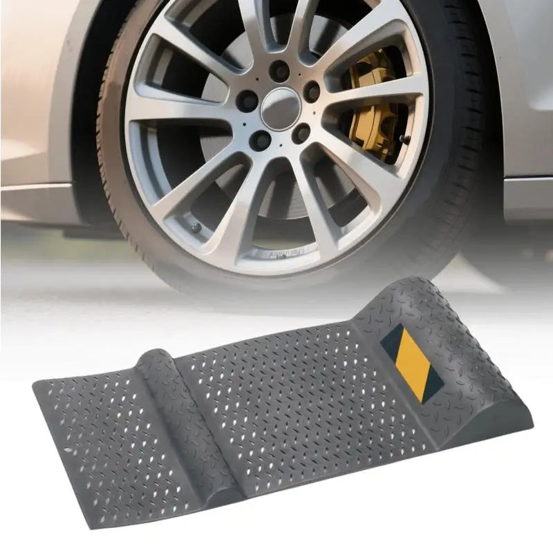 Non-Slip Garage Car Parking Mat Auto Wheel Chock Positioning Stopper Pads Garage Parking Aid Auto Tire Plug Parking Accessories