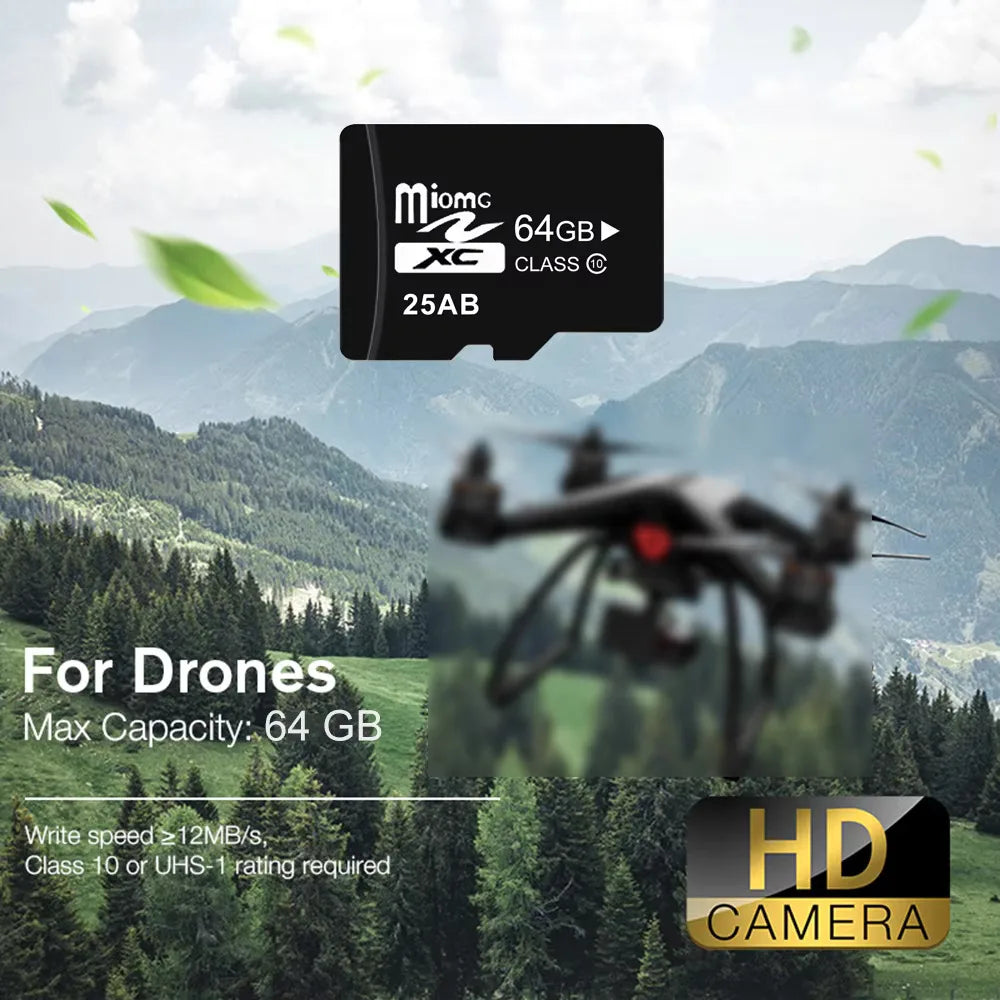 10 Categories High-speed Memory card 4GB 8GB 16GB 32GB 64GB 128GB sd card Mini TF card is used to monitor the drone tachograph