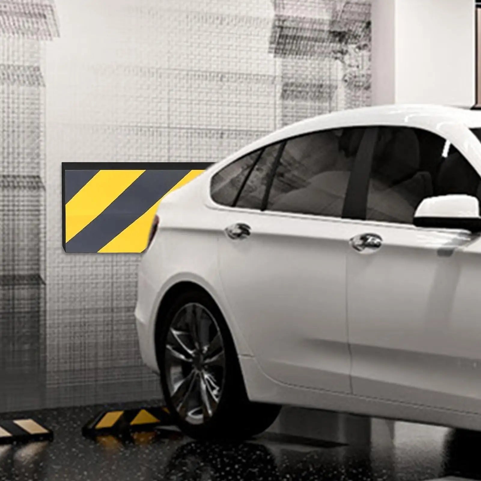 Garage Bumpers for Parking Car Reflective Wall Bumper Guards Non-Slip Cushion Self-Adhesive Foam Pad Heavy-Duty Protection
