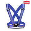 Highlight  Straps Adjustable Safety Vest Elastic Band For Adults and Children  Running Riding Clothing 12 Colors
