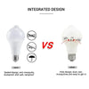 PIR Motion Sensor LED Light Bulb 12W E27 Smart Bulb Motion Activated ON/OFF Home Lights Lamp with Motion Sensor for Home Stair