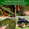 2 pieces of multi-functional garden lawn mower deck, cleaning scraper brush set