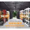 25' X 33' Double Garage Metal Barn Shed Side Entry Door Portable Garden Furniture Discontinued-Replaced TMG-MS2630 2641 Prefab