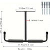 2PCS Ceiling Rack Shelf T-Shaped Overhead Garage Storage Rack Heavy Duty Hanger For Garage Garden Tools Shovel Rake Organizer