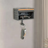 Open Garage Door Design Modern Key Holder Wall Mount Decorative Car Garage Key Holder Engaging Ornament Space-Saving