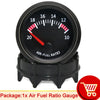 AD 52mm Water Temp/Oil Temp/Voltmeter/Oil Press BAR PSI /Vacuum/Boost Gauge/Air Fuel Ratio/EGT Gauge With Sensor Fit for 12V Car