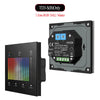 DT6 DT8 DALI Master Glass Wall Mounted Touch Panel 4 Control Modes DALI-2 Certified DALI Master Touch keys With LED Indicator