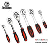 24/72 Teeth Ratchet Wrench 1/4" 3/8" 1/2" Universal Quick Release Socket Ratchet Wrench Hand Tools