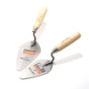 6/7 Inch Construction Tools Putty Knife Brick Trowel Laying Carbon Steel Blade Pointing Plaster Tool Carbon Steel 1Pc