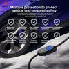 EVSE Portable Charger 7KW 32A 110-240V Type 1 Plug EV Charging Station 3.5m Cable with 2.8 Inch LED Screen for Electric Vehicle