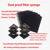 Aperture Dustproof Filter Sponge Polyurethane Filter Cotton Air Compressor Filter Cotton 10ppi 20ppi 30ppi 40ppi 50ppi 60ppi