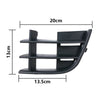 Car Accessories For Skoda Fabia 2011 2012 2013 2014 2015 Car Front Lower Bumper Small Grille Vent Cover Front Fog Light Cover