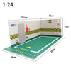 1:32 1:24 Diorama Garage for Diecast Model Car Toy Display Case PVC Parking Lot Model Simulation Miniature Parking Space Scene