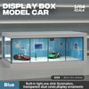 1/64 Garage scene Model Scene with Light Version Simulation Model Scene Decoration Collect (Excluding dolls and car models)