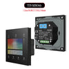 DT6 DT8 DALI Master Glass Wall Mounted Touch Panel 4 Control Modes DALI-2 Certified DALI Master Touch keys With LED Indicator