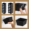 1 set of pegboard with hooks, workshop clamp board hooks, garage organization tool