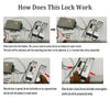 5YOA Smart Electric Mortise Locks with Drop Bolt DC12V Electronic Lock Adjustable Time Delay Fail Safe Mode for Access Control