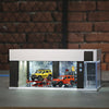 1/64 Garage Scene Model with Light Voice Control Electronic Door Connected in Series Simulation Parking Place Cars Display Boxes