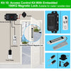 433MHz Door Wireless Access Controller System Kit Remote Control Unlock Gate Opener+ DC12V Power Supply, Electric Locks for Home