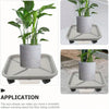 A Plant Ball Cage with Four Wheels and A Drainage Tray, A Square Flower Pot Mover, A Wheeled Garden Rolling Plant Rack