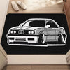 Racing Car Doormat Floor Mat with Bold 'RACING' Text BEntryway Kitchen Garage Living Room Mat Gift Car Enthusiasts Home Decor
