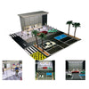 GFans 1/64 Car Garage Diorama Model Storage Display Box Small Garage Scene Acrylic Car Showroom Parking Lot Kids Xmas Gift Toys