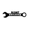 Personalized Metal Garage Sign Custom Name Garage Decor Papas Garage Wrench  Dads Garage  Fathers Day Gift Wrench Sign