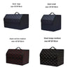 Car storage box car trunk storage storage box leather storage box box folding multi-functional car supplies travel outing