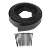 Landscape Edging Kit Flexible Easy Installation Lawn Edging Include 15 Spikes PE Garden Edging Border for Landscaping Flower